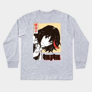 Ryuko Matoi Kids Long Sleeve T-Shirt